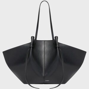 Yuzefi Black Mochi Leather Tote